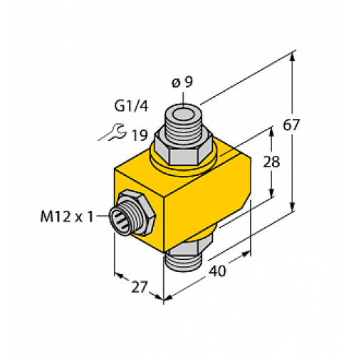 Датчик потока TURCK FCI-D10A4P-NA-H1141