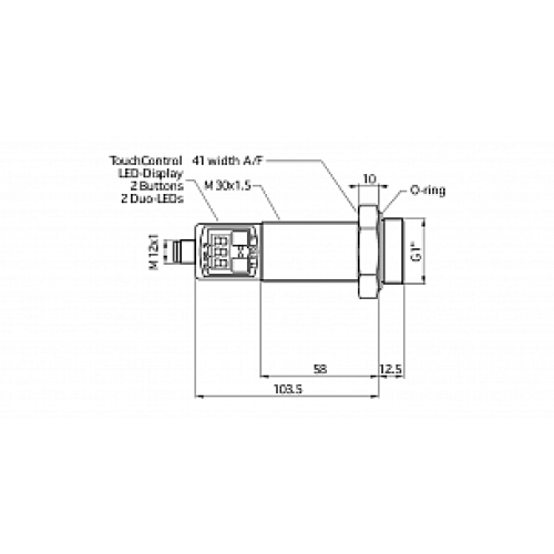 Ультразвуковой датчик Microsonic hps+25/DD/TC/E/G1