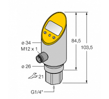 Датчик давления TURCK PS001R-301-LI2UPN8X-H1141