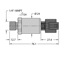 Датчик давления TURCK PT5000PSIG-2103-I2-DT043P