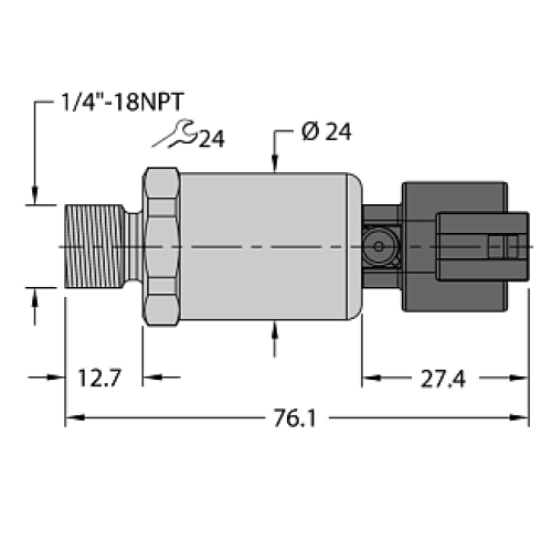 Датчик давления TURCK PT5000PSIG-2103-I2-DT043P