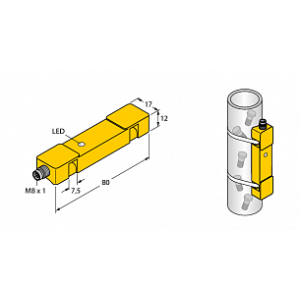 Индуктивный датчик TURCK NI20U-TS12-AP6X2-V1131