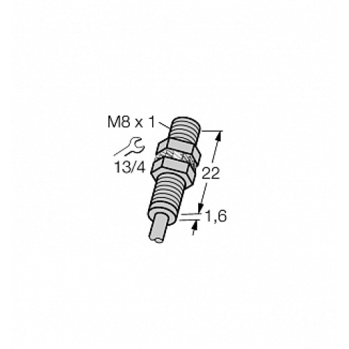 Индуктивный датчик TURCK BI1.5-EG08K-Y1