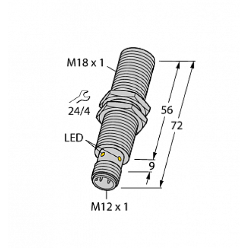 Индуктивный датчик TURCK BI8U-M18E-AP6X-H1141