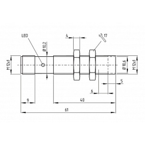 Индуктивный датчик Schmersal IFL2-12-10STP