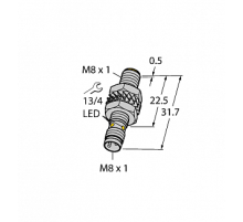 Индуктивный датчик TURCK BI2-M08K-AP6X-V1131