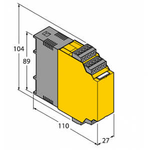 Блок обработки для датчиков потока TURCK FM-IM-3UR38X