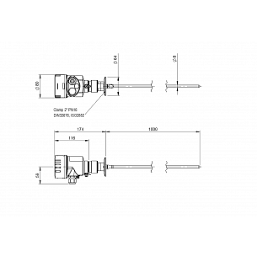 Радарный уровнемер Balluff BMD 1HLA-1000/41C-AE520A-KM20K