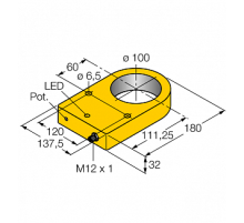 Кольцевой датчик TURCK NI100R-S32XL-VP44X-H1141