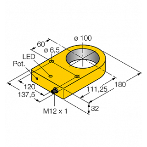 Кольцевой датчик TURCK NI100R-S32XL-VP44X-H1141