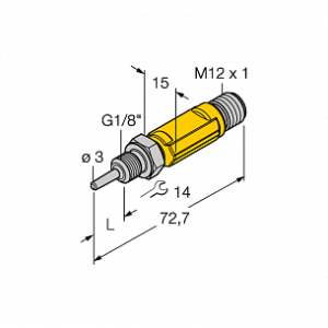 Датчик температуры TURCK TTM-103A-G1/8-LIUPN-H1140-L024