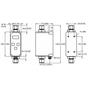 Расходомер TURCK FTCI-10D10A4P-2LIX-H1141/D...(Sonderabgleich)