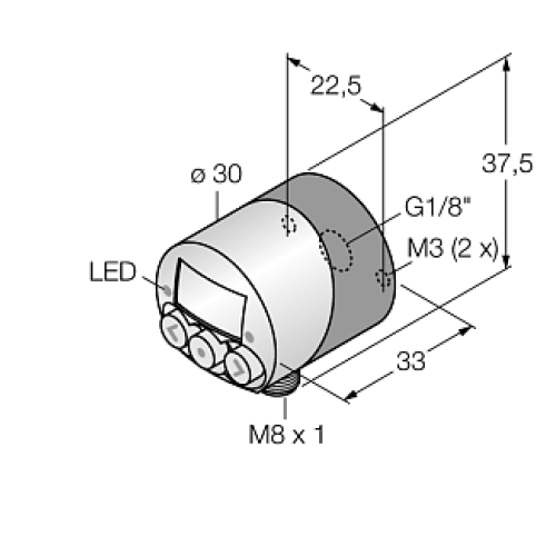 Датчик давления TURCK PK01VR-N12AL-2UP8X-V1141