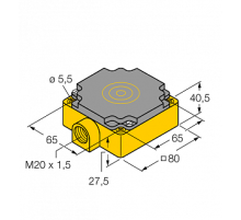 Индуктивный датчик TURCK NI40-CP80-Y1/S100