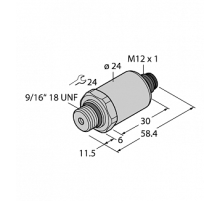 Датчик давления TURCK PT600R-2021-U6-H1143/X