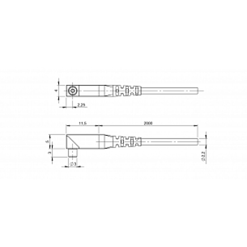 Оптоволоконный кабель Balluff BFO D22-LAH-JD-EAK-10-02