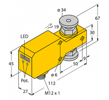 Датчик потока TURCK FCI-34D10A4P-LIX-H1141