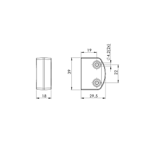 Магнитный датчик безопасности Balluff BID R02K-4R300