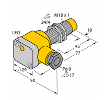 Индуктивный датчик TURCK NI12U-EG18SK-VP4X