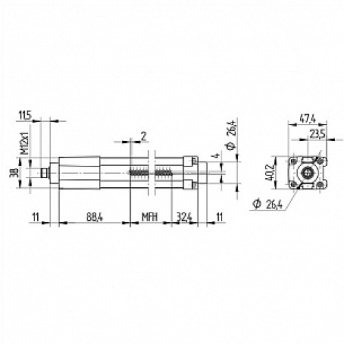 Световая завеса Wenglor OEEI501U0135