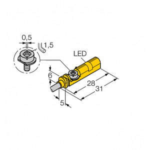 Магнитный датчик TURCK BIM-UNT-AY1X/S1139 7M