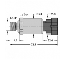 Датчик давления TURCK PT250R-2104-I2-AMPS1.5
