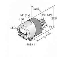 Датчик давления TURCK PK01VR-N14AL-2UP8X-V1141