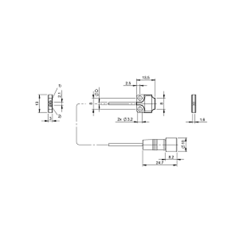 Оптоволоконный кабель Balluff BOH DK-R018-001-01-S49F