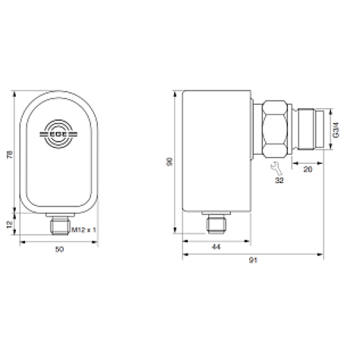 Датчик давления EGE-Elektronik DN 752 GA-003