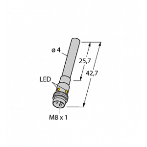 Индуктивный датчик TURCK BI1-EH04-AP6X-V1331