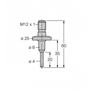 Датчик температуры TURCK TP-504A-TRI3/4-H1141-L035