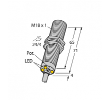  Индуктивный датчик TURCK DBI5U-M18E-AP4X3