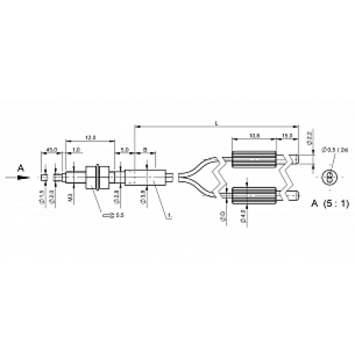 Оптоволоконный кабель Balluff BFO D10-XA-GB-EAK-10-02