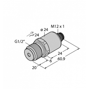 Датчик давления TURCK PT1A-1043-I2-H1141