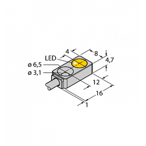 Индуктивный датчик TURCK BI2-Q4.7-AP6X