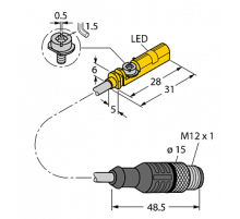 Магнитный датчик TURCK BIM-UNT-AP6X-0.3-RS4
