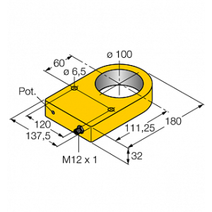 Кольцевой датчик TURCK NI100R-S32XL-2LU-H1141/S950