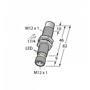 Индуктивный датчик TURCK NI8U-MT12E-VP4X-H1141