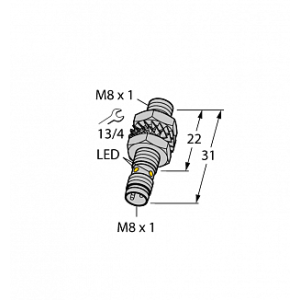 Индуктивный датчик TURCK BI1.5-EG08K-AP6X-V1131