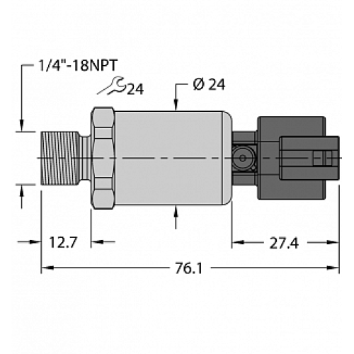 Датчик давления TURCK PT600R-2103-I2-DT043P