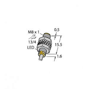 Индуктивный датчик TURCK BI3-M08KK-AP6X