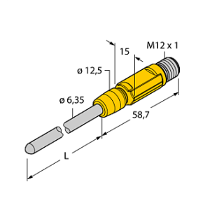 Датчик температуры TURCK TTM-206.35A-CF-LIUPN-H1140-L400