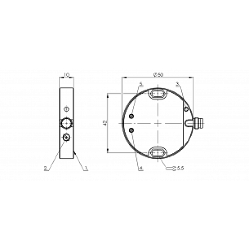 Емкостной датчик Balluff BCS D50OO03-YPC25C-S49G