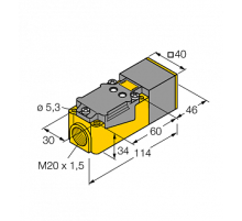 Индуктивный датчик TURCK NI20NF-CP40-VN4X2