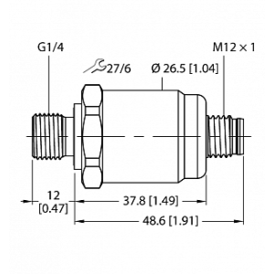 Датчик давления TURCK PT0.05V-1504-I2-H1143/D840